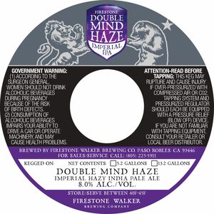 Firestone Walker Brewing Company Double Mind Haze