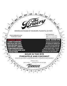 The Bruery Sour In The Rye Pineapple And Coconut