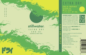 Stillwater Artisanal Extra Dry Chu-hi April 2020