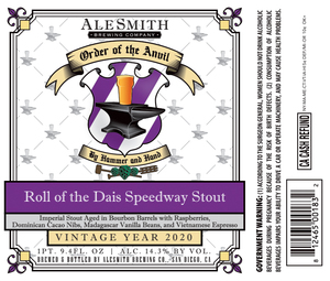 Alesmith Roll Of The Dais Speedway Stout