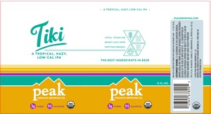 Peak Organic Brewing Co. Tiki March 2020