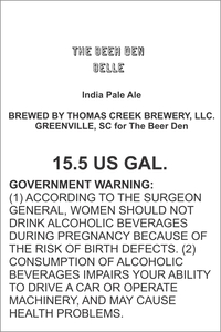 The Beer Den Belle India Pale Ale March 2020
