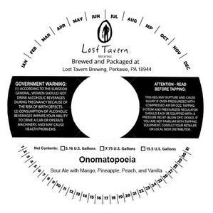 Lost Tavern Brewing Onomatopoeia