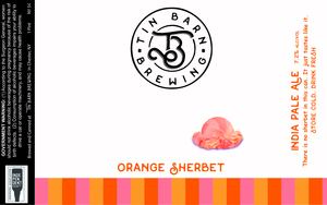 Tin Barn Brewing Orange Sherbet April 2020