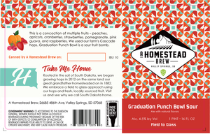 A Homestead Brew Graduation Punch Bowl Sour April 2020