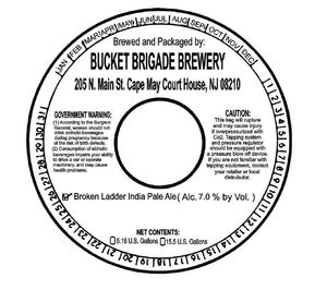 Bucket Brigade Brewery Broken Ladder India Pale Ale April 2020