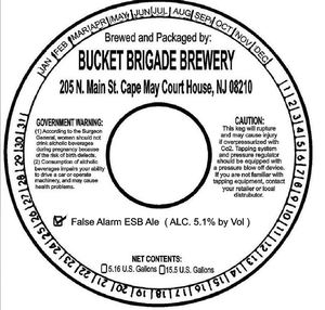 Bucket Brigade Brewery False Alarm Esb Ale April 2020