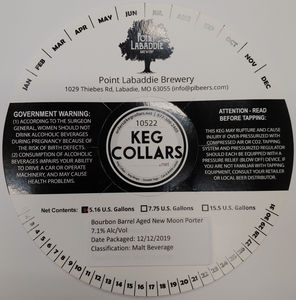 Bourbon Barrel Aged New Moon Porter April 2020