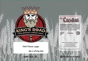 King's Road Brewing Company 1944 Pilsner Lager April 2020