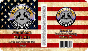 Back Porch Brewing American Pale Ale