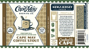 Cape May Brewing Co. Cape May Coffee Stout April 2020