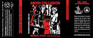 Bircus Brewing Co. Amish Collusion Imperial Stout April 2020