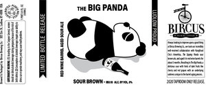 Bircus Brewing Co. The Big Panda - Sour Brown April 2020