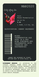Covert Artisan Ales Adjudication: Cherry Raspberry