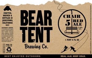 Bear Tent Brewing Co. Chair 5 Red Ale