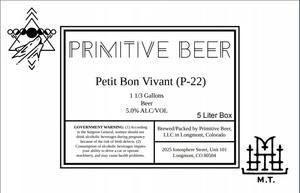 Primitive Beer Petit Bon Vivant (p-22)