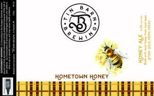 Tin Barn Brewing Hometown Honey April 2020