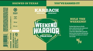 Karbach Brewing Company Weekend Warrior April 2020