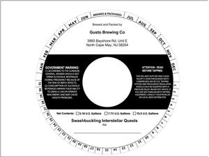 Gusto Brewing Co Swashbuckling Interstellar Quests