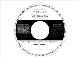 Gusto Brewing Co Cosmic Doodles