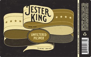 Jester King Unfiltered Pilsner