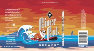 River Rat Brewery Dogs On Surfboards