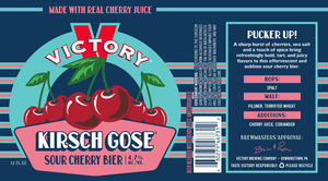 Victory Brewing Kirsch Gose April 2020