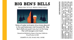 Hopsy Big Ben's Bells India Pale Ale