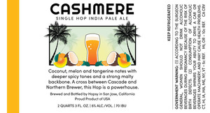 Hopsy Cashmere Single Hop India Pale Ale