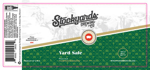Yard Sale Pale Ale April 2020