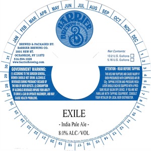 Barrier Brewing Co. Exile