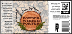 Western Red Brewing Powder Wedge Porter