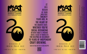 Moat Mountain Brewing Co. 20 Double India Pale Ale