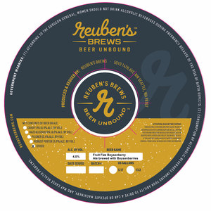 Reuben's Brews Fruit Fizz Boysenberry