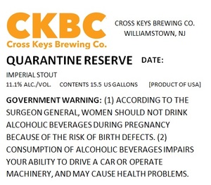 Quarantine Reserve April 2020