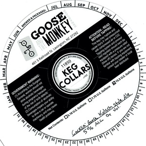 Goose And The Monkey Brewhouse Cacklin' Goose Kolsch Stye Ale