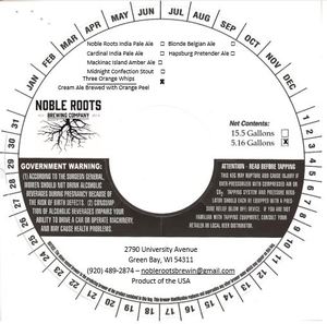 Noble Roots Brewing Company Three Orange Whips