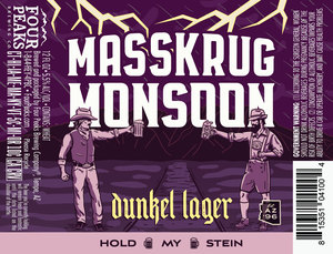 Four Peaks Brewing Company Masskrug Monsoon Dunkel Lager April 2020