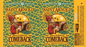 Comeback Wit Saint Arnold Brewing Company April 2020