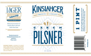 Kinslahger Brewing Company Czech-style Pilsner