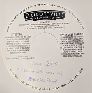 Ellicottville Brewing Co. Honey Jasmine