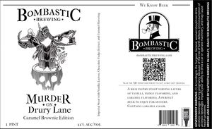 Bombastic Brewing Murder On Drury Lane