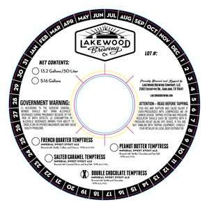 Lakewood Brewing Company Double Chocolate Temptress