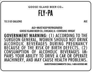 Goose Island Beer Co. Fly-pa April 2020