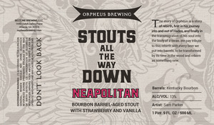 Orpheus Brewing Stouts All The Way Down Neapolitan