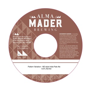 Alma Mader Brewing Pattern Variation