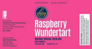Distraction Brewing Co Raspberry Wundertart