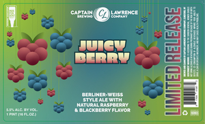 Captain Lawrence Brewing Company Juicy Berry April 2020