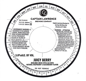 Captain Lawrence Brewing Company Juicy Berry