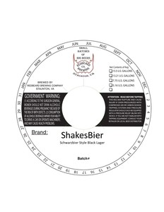 Shakesbier Schwarzbier Style Black Lager May 2020